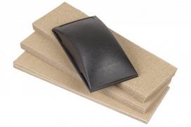Kaladėlė šlifavimui 70x210 (guminė) šlif, popierius 50 vnt, WOLFCRAFT