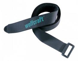 Kontaktinė užsegimo juosta 20x600mm juoda WOLFCRAFT