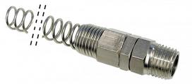Sungimo adapteris 1/4" - 10x6,5mm su spyruokle pneum, ADLER