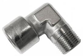 Sujungimo mova "L"  3/8" išorinis - 3/8" vidinis pneum, ADLER