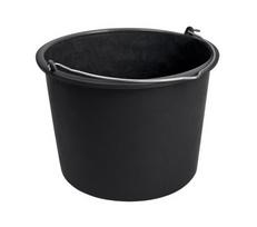 Kibiras statybinis 20l plast, juodas
