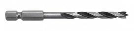 Grąžtas medžiui 5x85mm DIN 3126 CV HEX 1/4" WOLFCRAFT