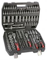 Galvutės 4-32mm, STAR 1/4"-1/2" tr,/ilgos su priedais 171vnt, CV AIRPRESS