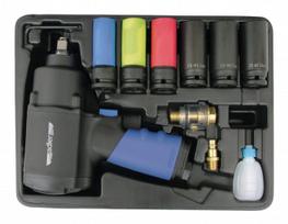 Pneumatinis veržliasukis 1/2" 1350Nm su galvutemis ADLER