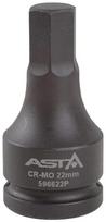 Galvutė smūginė 3/4" su antgaliu HEX H24x89mm CMo ASTA
