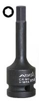 Galvutė smūginė 1/2" su antgaliu HEX H19x78mm CMo ASTA