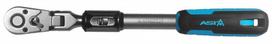 Rankena galvutėms traškutė 3/8" 60d, lankst, teleskop, 265-366mm CV/CMo ASTA