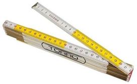 Metras sudedamas 1m, baltas TORRO