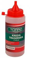 Žymeklio kreida 120g raudona TORRO