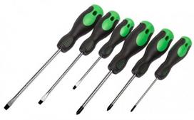 Atsuktuvai plokšti 4-6,5mm, PH0-2 6vnt, CV S2 TORRO