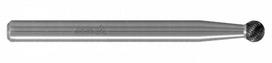Freza metalui B 3x2,7x38mm Ø-2,5mm apvali ASTA