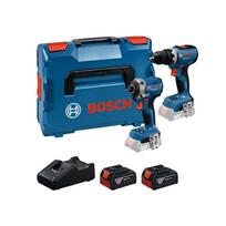 Akumuliatorinių įrankių rinkinys BOSCH GSR 18V-65 + GDR 18V-215 5.0Ah