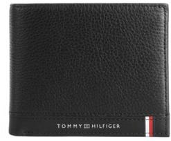 Portfele marki Tommy Hilfiger modelis AM0AM10518 spalva Juodas. Priedai Męskie. Sezon: Jesień/Zima