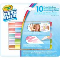 Crayola Color Wonder: Nesitepantis pastelinių mini flomasterių rinkinys - 10 vnt.
