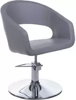 Beauty System Kirpyklos kėdė PROFESSIONAL HAIRDRESSING CHAIR PAOLO LIGHT Pilkas