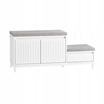 SoBuy suoliukas batų dėžė su sėdimąja dalimi 100x35cm FSR125-WN