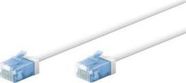 Goobay Cat 6a tinklo kabelis, 15m, plonas, itin lankstus, baltas