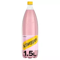 Gazuotas gaivusis gėrimas SCHWEPPES PINK, 1,5 l