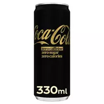 Gaivusis gėrimas COCA-COLA ZERO SUGAR ZERO CAFFEINE, 330 ml