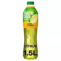 Citrusų skonio gaivusis gėrimas su žaliosios arbatos ekstraktu FUZETEA, 1,5 l