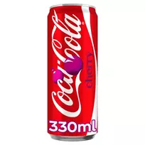 Vyšnių skonio gazuotas gaivusis gėrimas COCA-COLA CHERRY, 330 ml