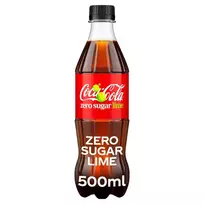 Gaivusis gėrimas COCA-COLA ZERO LIME, 500 ml