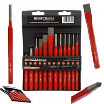 Kraft&dele Kd10111: 12 vnt. įrankių rinkinys - taškiniai, kaltiniai, dildės