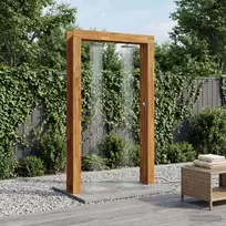 Lauko dušas 226 cm Kietas akacijos medis ir nerūdijančio plieno
