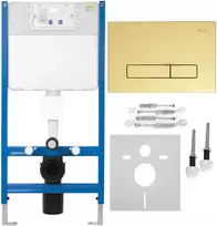 Įleistinis WC rėmas Rea K011A-Q HD Gold