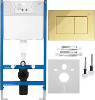 Įleistinis WC rėmas K011A-Q Rea J Gold