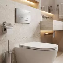 rea Potinkinis WC Rėmo Komplektas Slim 024N su HD Satin Mygtuku