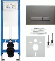 rea Potinkinis WC Rėmo Komplektas Slim 024N su HD Titan Mygtuku