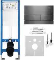 rea Potinkinis WC Rėmo Komplektas Slim 024N su T Titan Mygtuku
