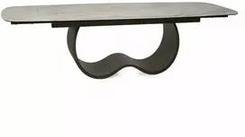 Signal Išskleidžiamas stalas Casablanca Ceramic 160-240 cm smėlio spalvos