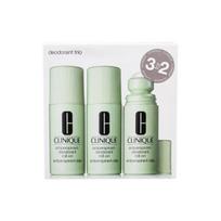 Rutulinio dezodoranto rinkinys Clinique Deodorant Trio Antiperspirant, 3 x 75 ml