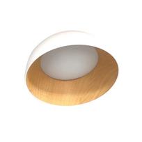 Lubų lempa Candellux Trento LED 18W balta / medinė