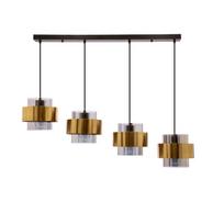 Candellux pakabinamas šviestuvas Spiega 34-09517, juodas/žalvarinis