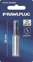Magnetinis prailgintuvas Rawlplug 60mm, 1/4" įrankiams