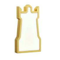 Candellux vaikiškas stalinis LED šviestuvas Tower, geltonas/auksinis