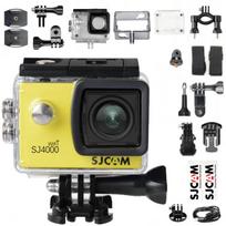 Veiksmo ir laisvalaikio kamera Sjcam Sj4000 Wifi veiksmo kamera, 12mp, Full Hd, geltona