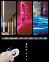 ALITOVE RGB LED juosta 15 m, 230 V, 80 LED/m, IP65, IR nuotolinio valdymo pultas