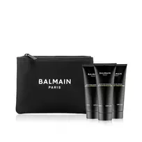 BALMAIN Travel Homme Gift Set (Shampoo, Conditioner, Styling Gel) – kelioninis dovanų rinkinys vyrams