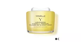 Lumifusion Vitamin C Premium Collagen Day & Night Cream Skaistinamasis kremas su vitaminu C, 55ml