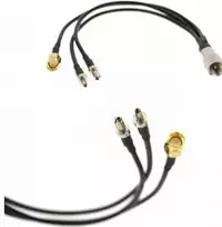 Kabelis su 3 jungtimis: HUAWEI FME + CRC9+ TS9 + SMA modemui ZTE