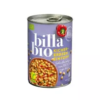 Ekologiškas avinžirnių troškinys BILLA BIO, 400 g