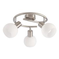 Lubų lempa Candellux NOVO spiralinis dizainas satino nikelio 3x40W E14
