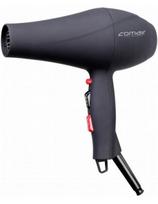 Comair plaukų džiovintuvas jonų infraraudonųjų spinduliai, 2 greičiai, 3 temp. Comair Hairdryer Black Turbo 2200W