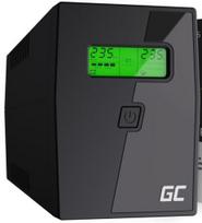 GREEN CELL Continuous operation block PowerProof LCD UPS 850VA 480W 2x Schuko
