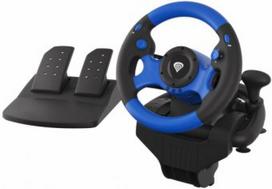 Genesis Seaborg 350 Gaming Steering Wheel and Pedals