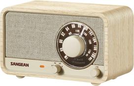 Sangean WR-8 FM radio with Bluetooth, white oak (SAN99844)
